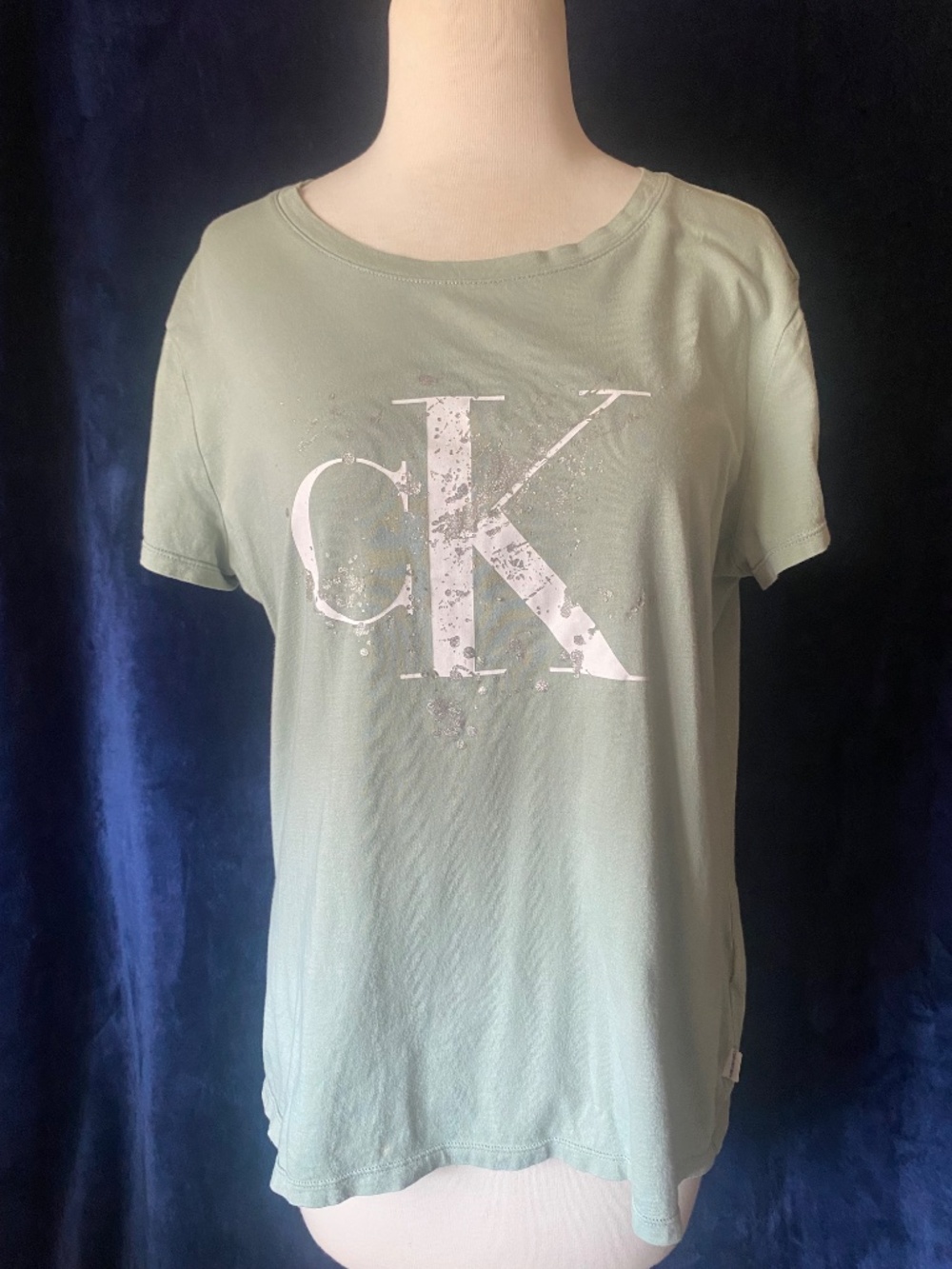 Calvin Klein Womens XL Classic Short Sleeve T Shirt